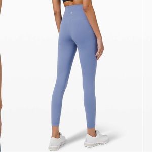 Lululemon Wunder train leggings 25in water drop